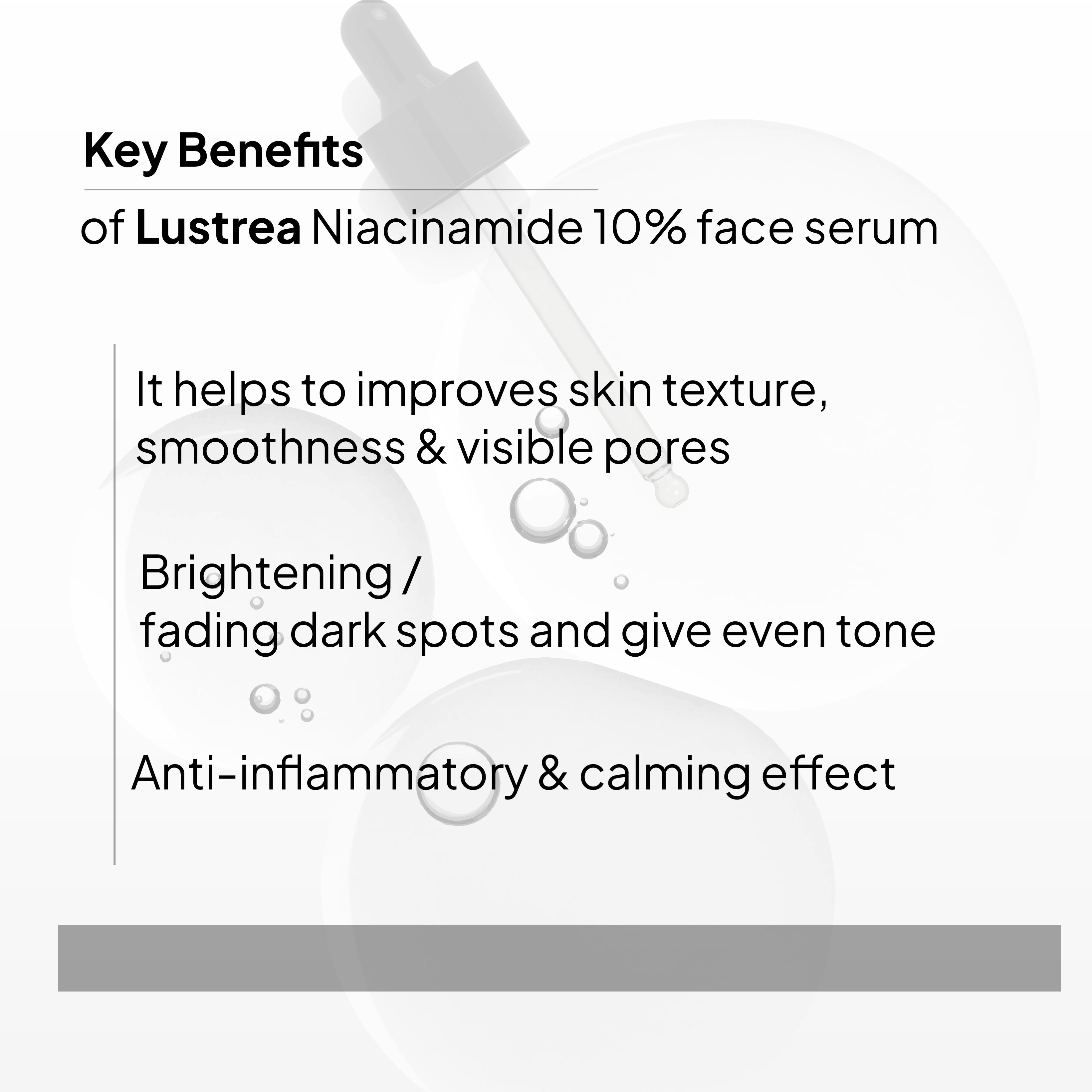 Niacinamide 10% Face Serum | Oil Balance & Smooth Skin | For Oily & Combination Skin Type | 30 ml