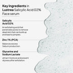 Salicylic Acid 02% Face Serum | Exfoliating & Clarifying Care | For Oily & Acne-Prone Skin | 30 ml