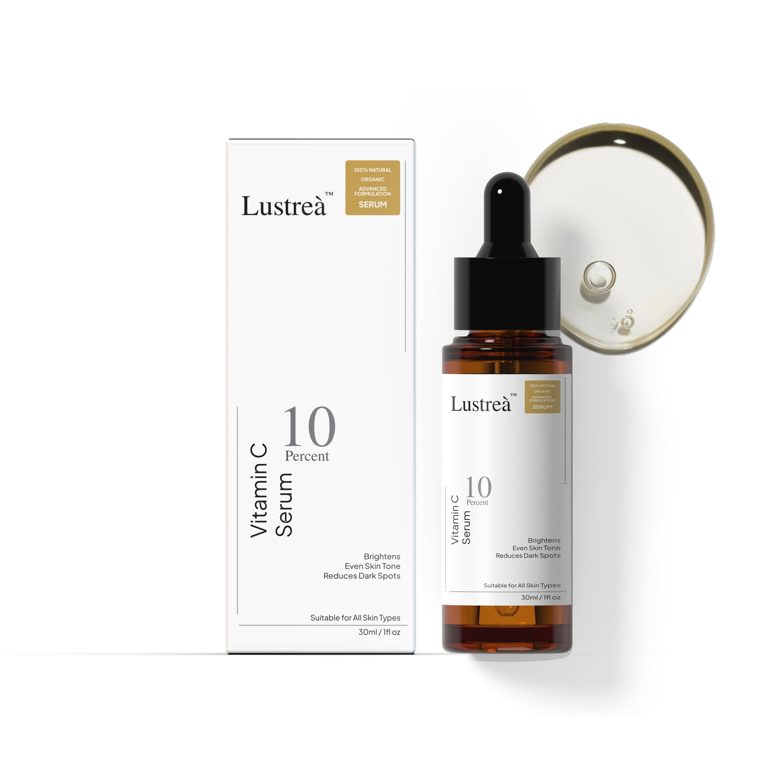 Vitamin C 10% Face Serum | Brightening & Glow-Enhancing Daily Serum | For All Skin Types | 30 ml
